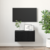 Set TV komoda Zidne Crna 60 x 30 x 30 cm Konstruirano drvo