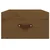 Vidaxl Stenska nočna omarica medeno rjava 40x29,5x22 cm