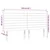 Vidaxl LED posteljno vzglavje modro 160x5x118/128 cm blago