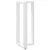 Noge za barski stol T-oblika 2 kom Bijele 50x35x(100-101) cm Čelik