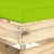 Modularna srednja sofa s jastucima od zeleno impregniranog drva