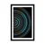 Plakat s paspartujem Mandala v vzorcu sonca - 60x90 black