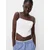 Bershka Top off-bela