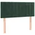 Vidaxl Box spring postelja z vzmetnico temno zelena 100x200 cm žamet