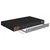 Plutajuće zidne police 2 kom crne 40 x 23 x 3,8 cm MDF
