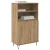 Highboard Smeđa 60 x 36 x 110 cm Konstruirano drvo