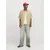 JACK & JONES Srajca zelena/kaki/off-bela