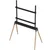 GEMBIRD TVS-86F-01-BK Podno postolje za TV, 55-86inc, crno/drvo
