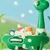 CAB Toys Otroška ropotulja igrača Dinozaver