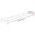 Polica za zid tuš-kabine crna 118 cm aluminijska
