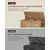 Songmics Shranjevalna klop 100x40x46 cm rjava