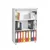 Hanah Home Polica za knjige Rkt-330-Dd-1, 72x109x34 cm, Bela