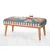 Atelier del Sofa Klupa Beshir, 91x46x42 cm, Plava