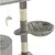 Penjalica za mačke sa stupovima za grebanje od sisala 138 cm siva