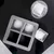 SHUMEE silikonski model za led (XXL, 15,5x15,5x6cm), 3 kosi