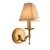 Endon 63653 - Zidna lampa STANFORD 1xE14/40W/230V mesing/bež