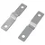 Udarna ploča 2 pcs Srebrno 50 x 10 x 1,2 mm Željezo