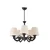 Opviq Luster Fiona, 15x10x13cm, IP20, Krem-crni
