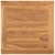 Vidaxl Klubska miza s polico Rjava 45 x 45 x 45 cm Trden tikov les