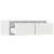 TV ormarić s LED svjetlima bijeli 75x35,5x25 cm