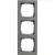 GIRA KROVNI OKVIR GIRA E2 021325, 3 ODPRTINE, BARVA ALUMINIJA
