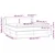 Vidaxl Box spring postelja z vzmetnico temno rjava 180x200 cm blago
