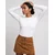 Only ONLBAMBOO L/S O-NECK TOP Bela