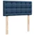 Vidaxl Box spring postelja z vzmetnico modra 90x190 cm blago