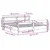 Vidaxl Posteljni okvir brez vzmetnice 180x200 cm trdna borovina