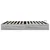 Otomanski krevet s pohranom Sivi Sonoma 203 x 180 x 25 cm