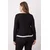 Trendyol Curve Ženska bluza Tbbaw26Af00043, Crna