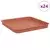 Kvadratna posuda za cvijeće 24 pcs Crvena cigla 21 x 21 x 2 cm
