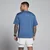 MP Mens Hybrid Oversized Mesh T-Shirt - Slate Blue - M