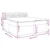 Vidaxl Box spring postelja z vzmetnico modra 200x200 cm žamet