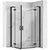 Tuš kabina REA Hugo Double Black 100x100