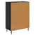 Ormar s ladicama Crna 66 x 34,5 x 92 cm Konstruirano drvo