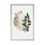 Plakat boho rastline - 30x45 silver