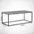 Hanah Home Klub sto Cosco 95x43x55cm Crno-Beli