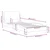 Vidaxl Posteljni okvir Dover temno siv 90x200 cm žamet