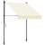 Tenda na uvlačenje krem 150 x 150 cm od tkanine i čelika