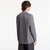Majice Y-3 Oversized Gradient Stripes Long Sleeve T-Shirt UNISEX Grey Five XS