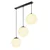BRILAGI - Luster na sajli POLOS 3xE27/40W/230V crna
