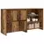 Kreveta 2 pcs Staro drvo 70 x 41 x 75 cm Konstruirano drvo
