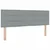 Vidaxl LED Box Spring Postelja Svetlo siva 140 x 200 cm blago