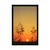 Plakat stebla trave ob sončnem zahodu - 40x60 silver