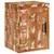 vidaXL Nočna omarica 2 pcs Rjava 35 x 33 x 48 cm Reclaimed Trdo Les