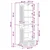 Set ormara 2 pcs Konstruirano drvo