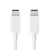 SAMSUNG EP-DX510-JWE Kabel USB-C na USB-C, 1.8m, 5A, bijeli