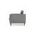 Atelier del Sofa Fotelja Rome 105x85x90cm, Svetlosiva