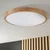 Brilagi - LED plafonsko svetlo CARVALHO MODERN SLIM 3xE27/60W/230V, prečnik 47,5 cm, hrast